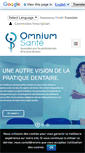 Mobile Screenshot of omnium-sante.com