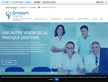 Tablet Screenshot of omnium-sante.com